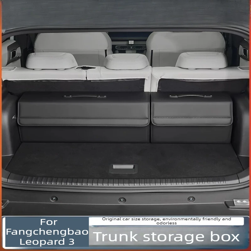

For Trunk Organizer Storage Box, Rear Cargo Interior Accessories For Fangchengbao Leopard 3