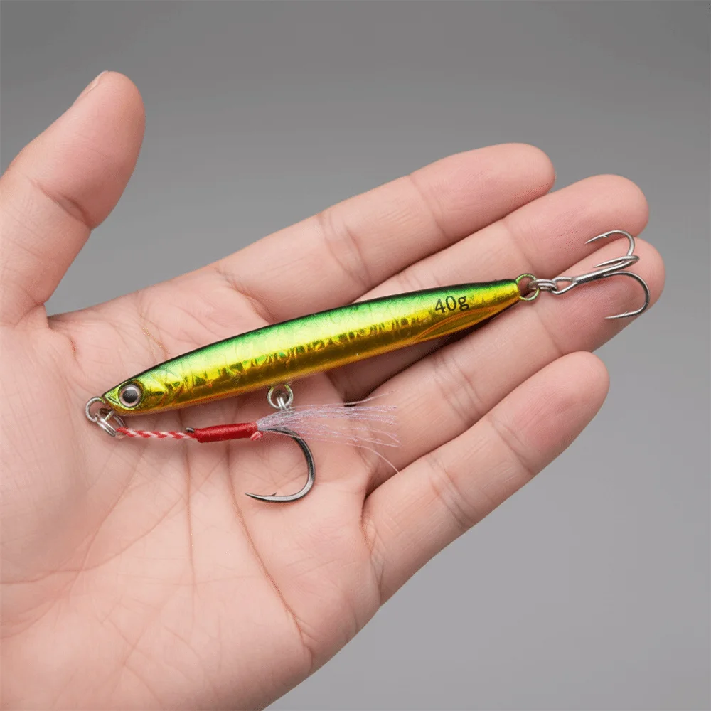 

5pcs/box With Box Simulation Fish Lures 40g Realistic Artificial Fishing Bait Set Crank Hook Colorful Fishing Lures Kit