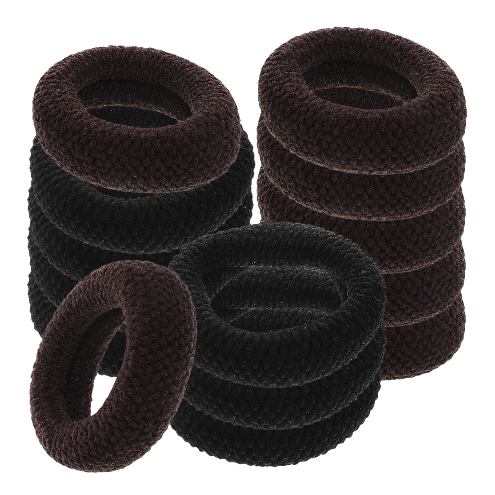 

14Pcs Wide Thick Hair Ties for Women High Elasticity Scrunchies Gentle on Hair No Breakage Ponytail Holders for Sports Washing