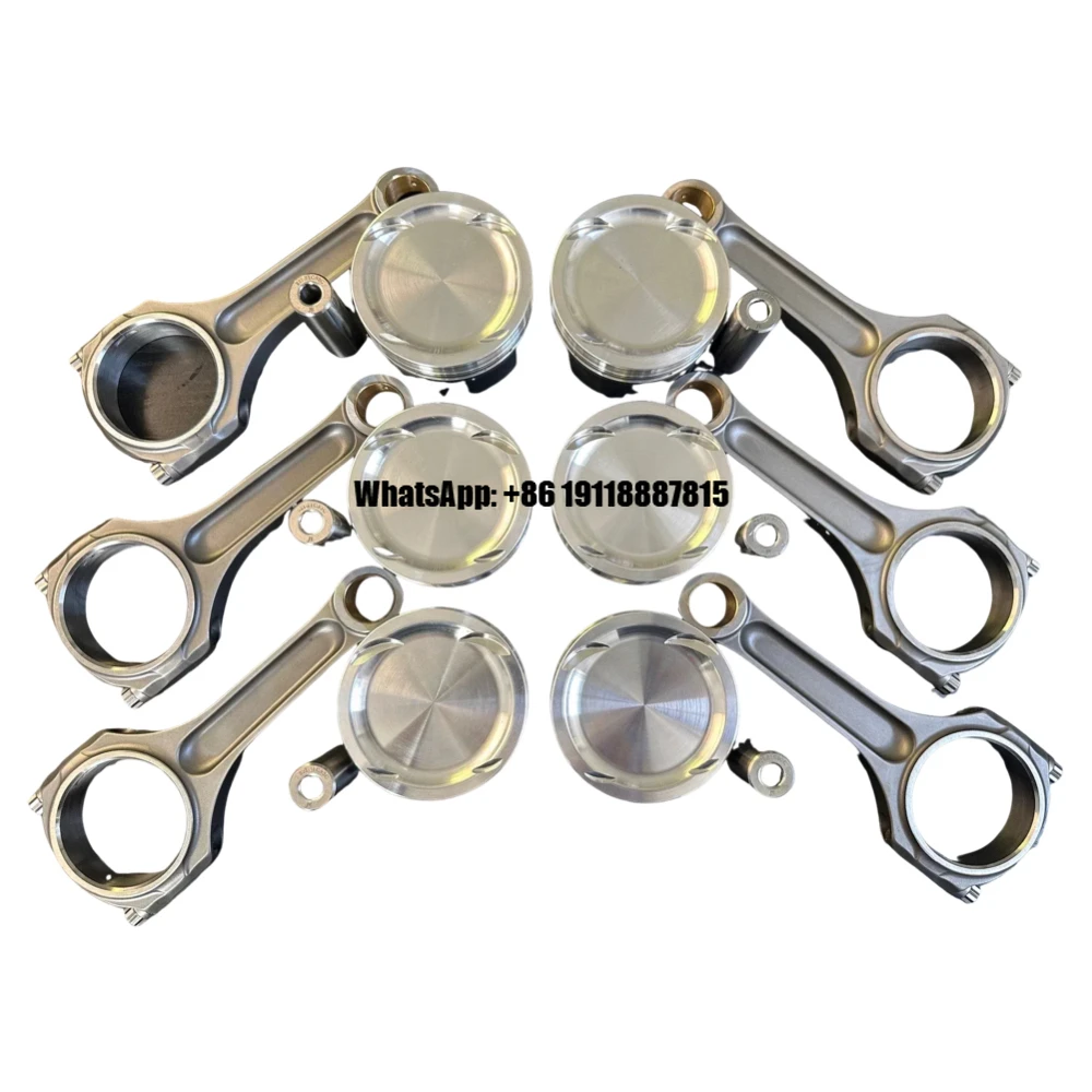 

4032 Forged 6 Connecting Rod & Pistons Kit for VW for Audi S4 S5 A6 A7 A8 Q5 Q7 3.0 TFSI EA837