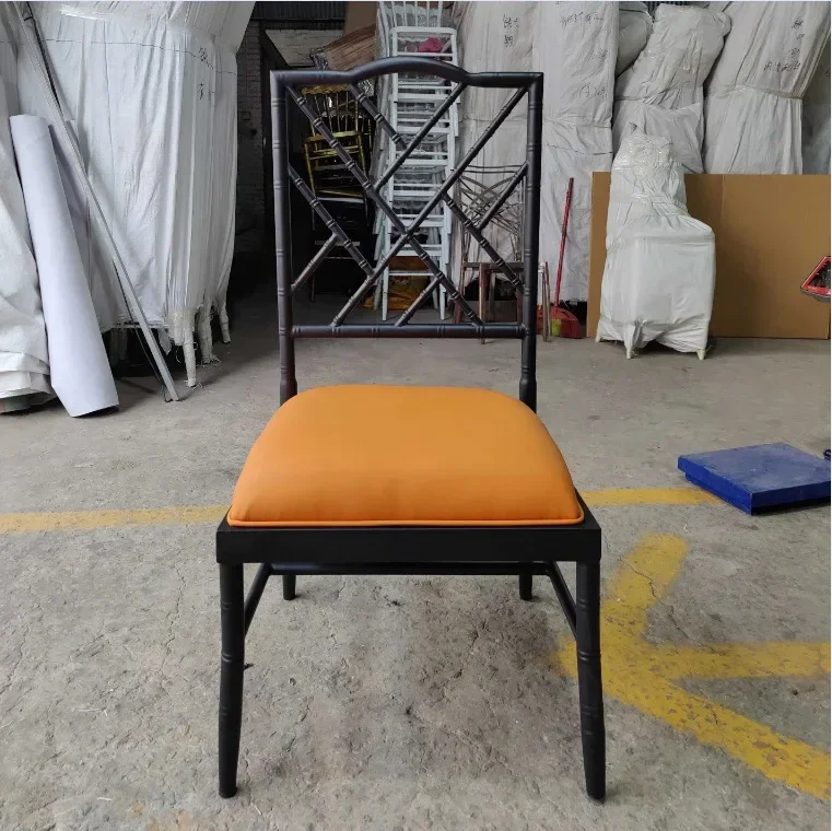 

-Hotel Chair Wedding Banquet Meeting Training Restaurant Celebration Backrest Hotel Restaurant Dining Table