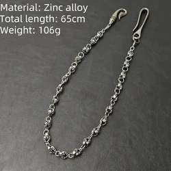 Retro Original Concise Skull Pants Chain Unisex 2015 New Model Punk Hip Hop One's Waist Accessories y2k Key Chain Wholesaler