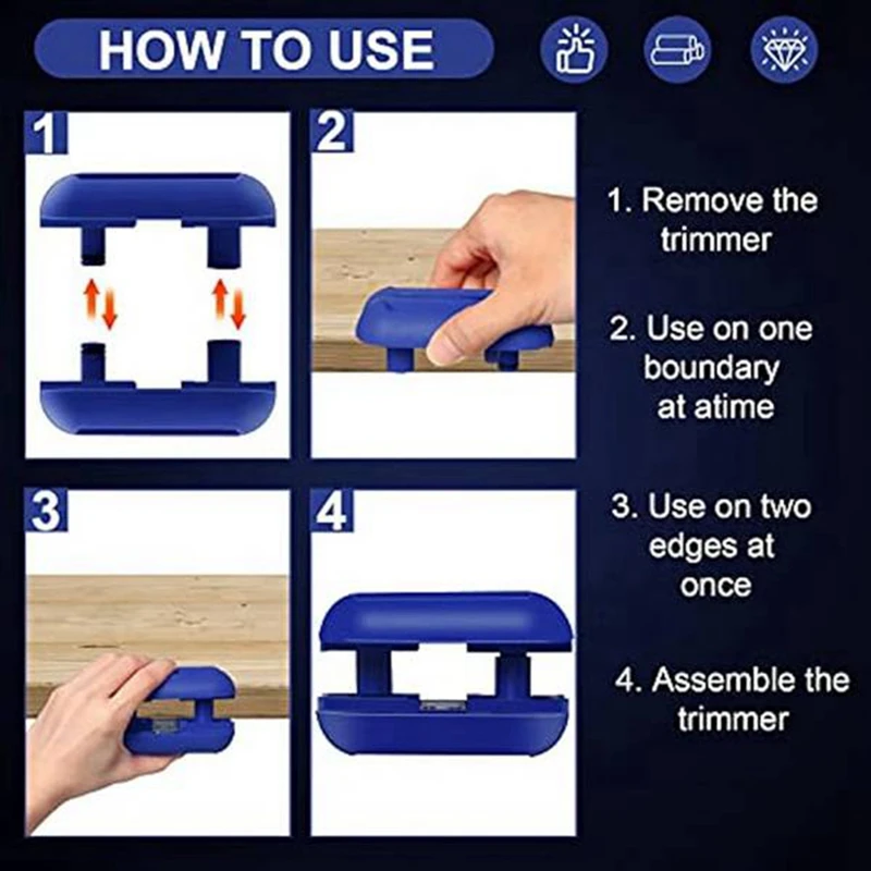 Wood Board Trimming Planer Woodworking Manual Edge Banding Trimmer Flat Heads Trimming Deburring Tool For Wood Veneer