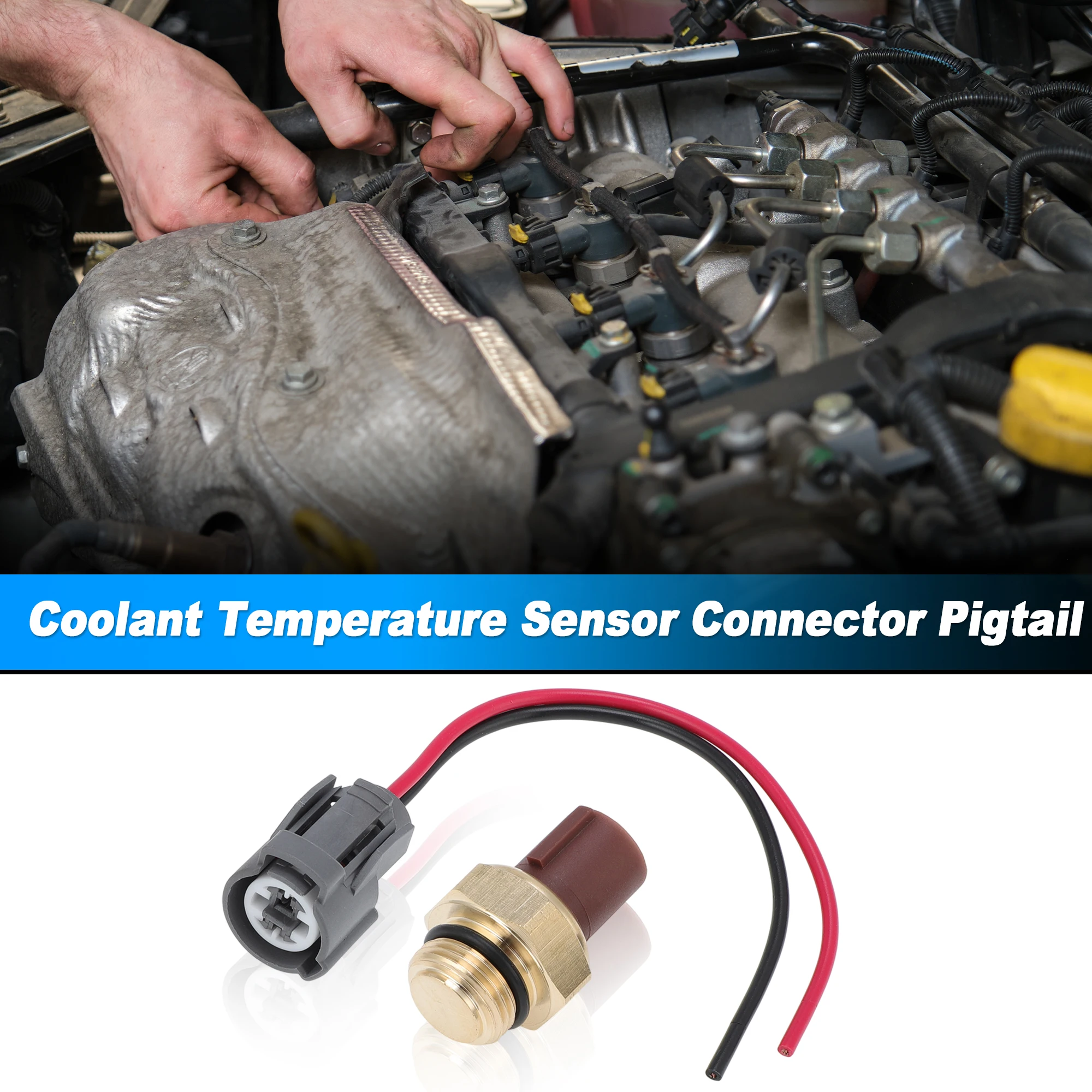 UXCELL No.37760-P00-004 Coolant Temperature Sensor Connector for Honda CR-V 97-06
