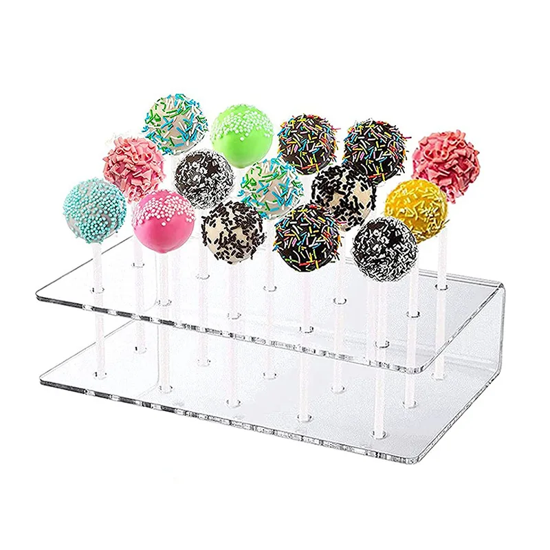 

Acrylic Lollipop Frame15Hole20Hole Transparent Candy Stand Display Display Stand