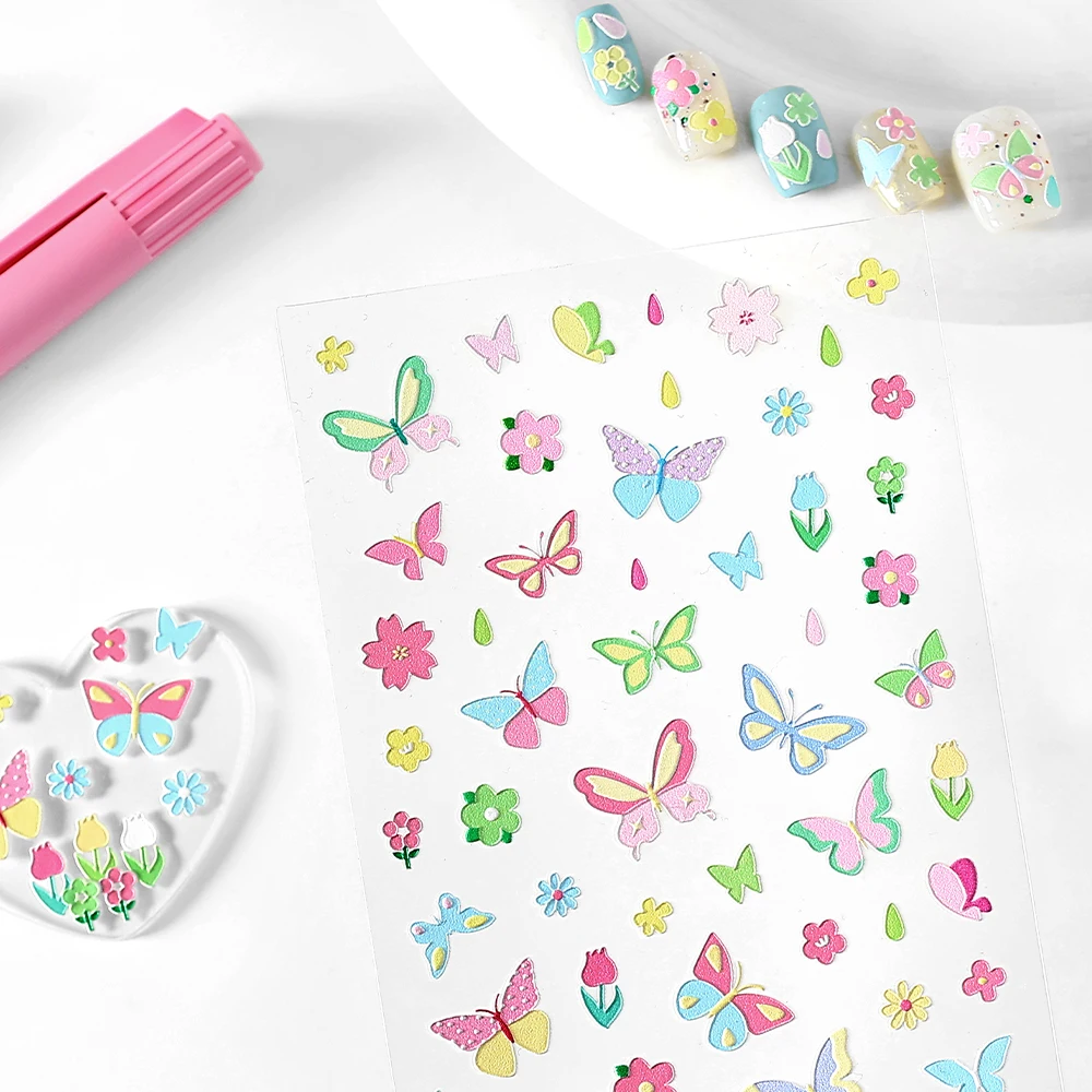 1 ورقة Kawaii Ins نمط صغير الراتنج ملصقات الحيوانات الأليفة DIY بها بنفسك ألبوم Diary سجل القصاصات ملصقات القرطاسية الجمالية #6