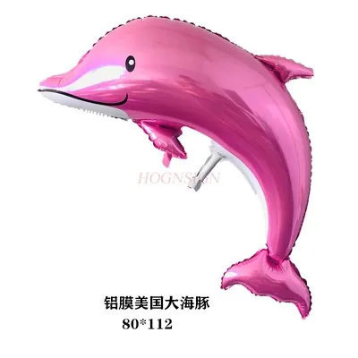 

Новый детский гелиевый шар с рисунком розового дельфина из алюминиевой пленки