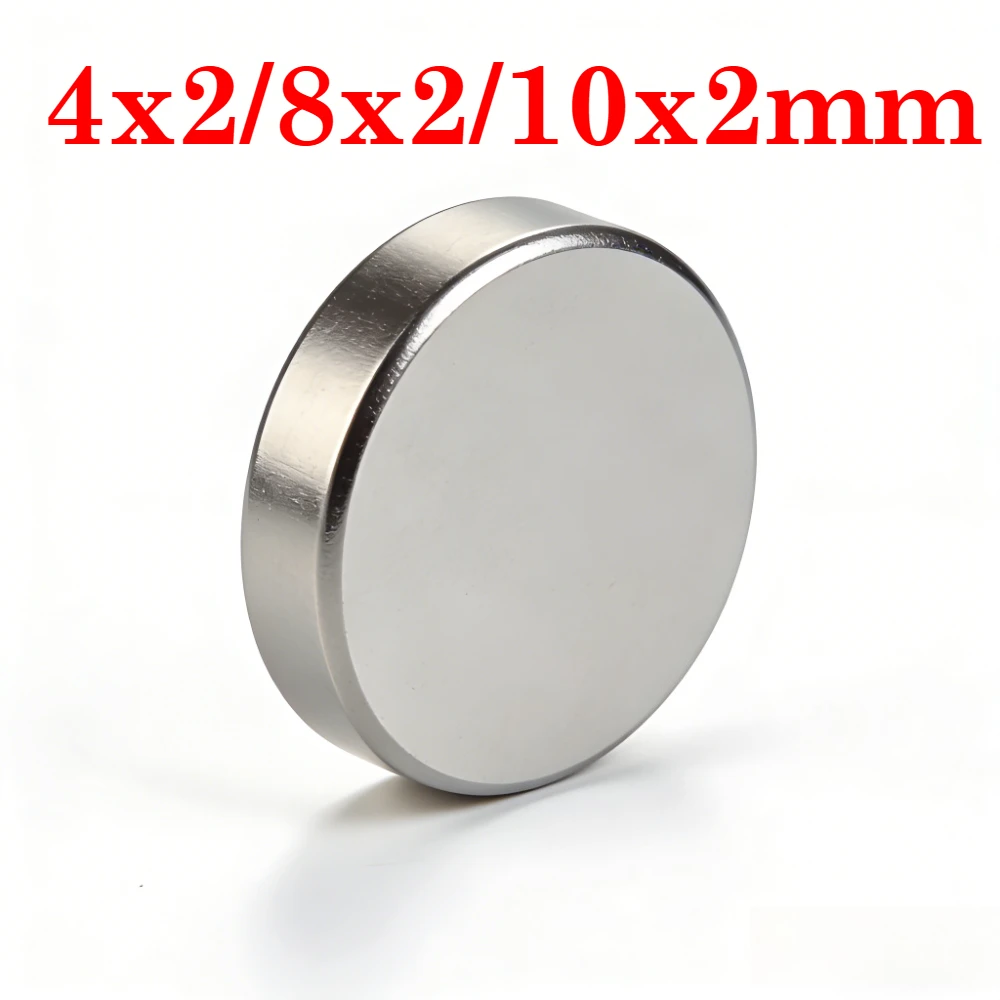 4x2/8x2/10x2mm Round Magnets Are Suitable for Refrigerators, DIY Projects, Door and Window Hardware, Crafts, and Office Use