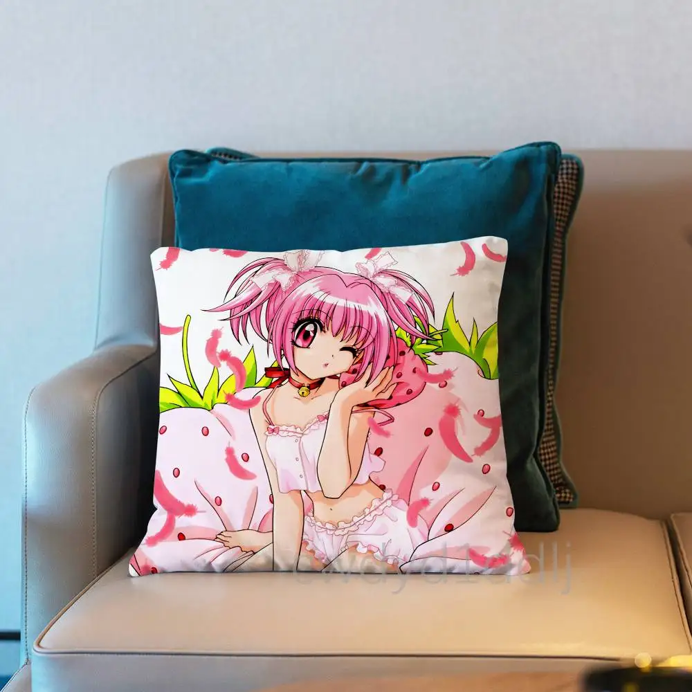 T-Tokyo Mew Mew Ichigo Pillowcases Cute Funny Pillow Case For Wedding Party Home Decor Comfy Pillow Cover