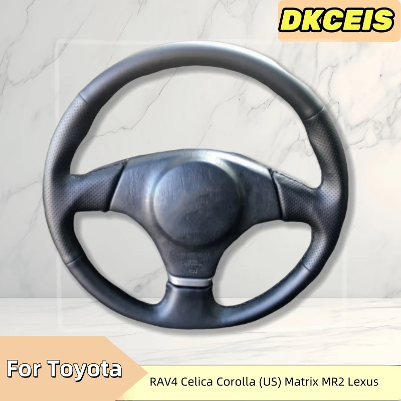 Car Steering Wheel Cover Faux Leather For Toyota RAV4 Celica Corolla Matrix MR2 Lexus IS200 300 Steering Wheel Braiding Cover