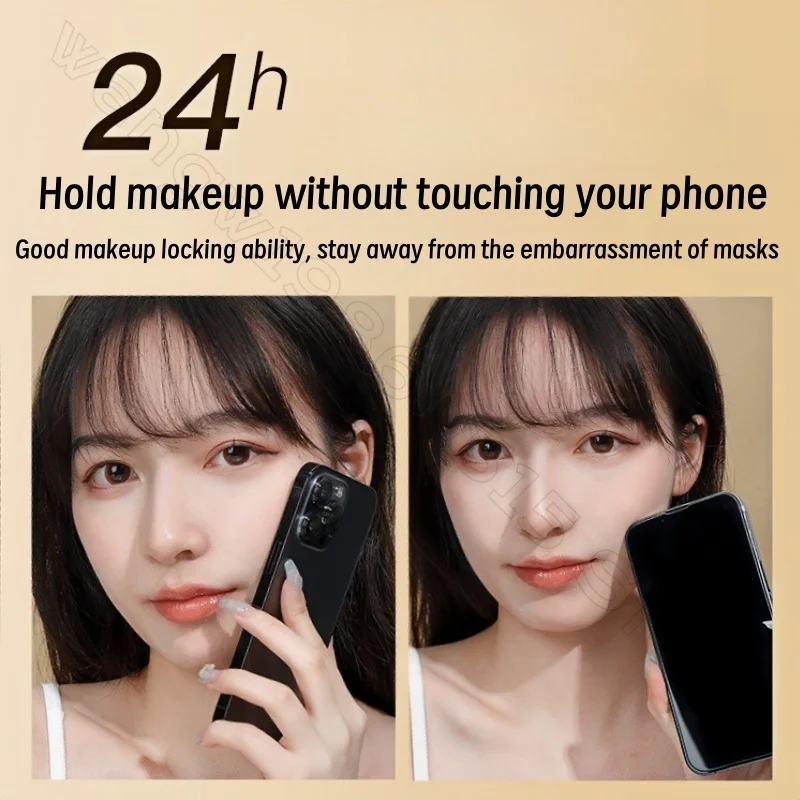 Pearl Collagen Small Molecule Hyaluronic Acid Makeup Foundation Moisturizing Oil Control Cream Skin Makeup Foundation 30g