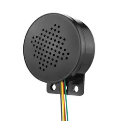 Car Start Custom Voice Speaker, 4 canais, gatilho, prompter, alarme sonoro, sirene reversa, campainha, chifre, bip, geral, 12V, 24V