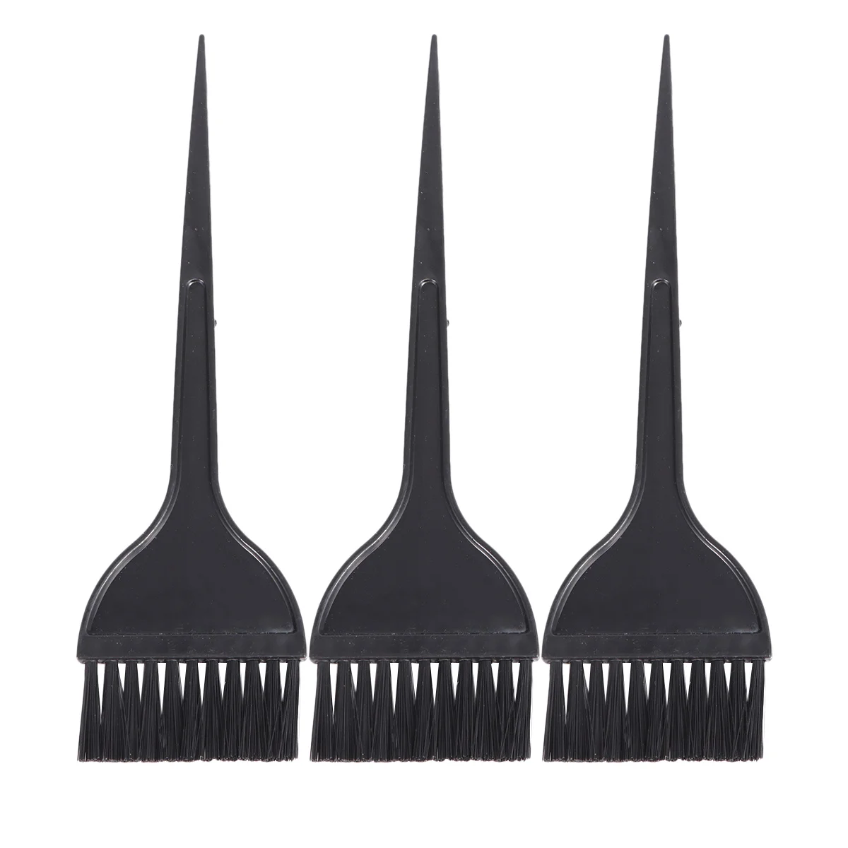 

12Pcs Hair Dye Brushes Plastic Handle Bristles Professional Salon Home Use Coloring Application Tint Applicator