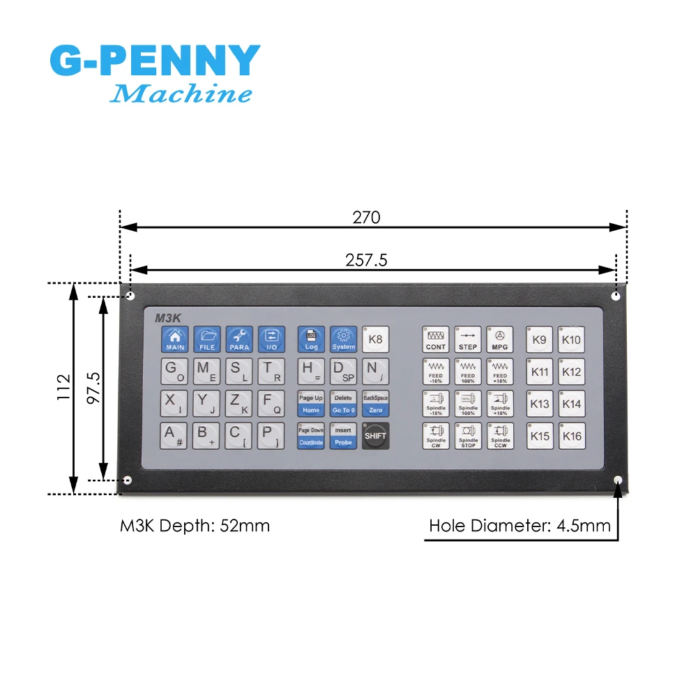 EU/RU/BR DDCS Expert Standalone Motion Controller Offline Controller Support 3 / 4 / 5 axis USB CNC Controller Interface