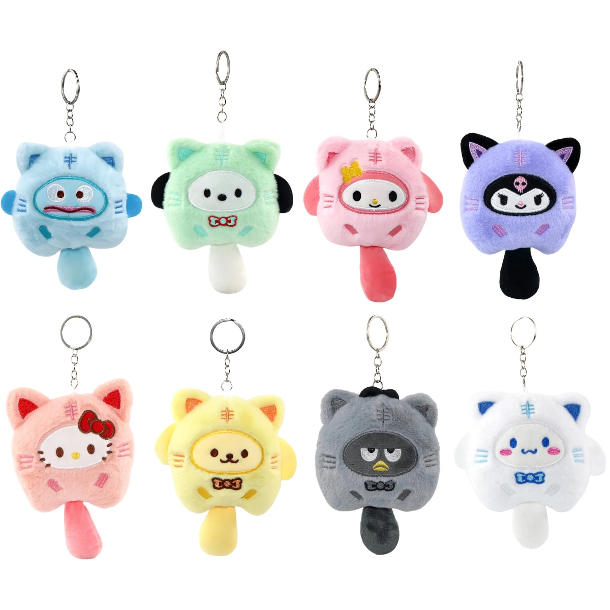 

8 Styles Sanrio Plush Toy Kawali Hello Kitty Kuromi My Melody Cinnamoroll Soft Stuffed Doll Pendant Toys Girl Kids Birthday Gift