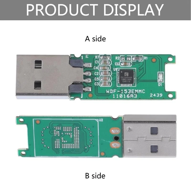Adapter USB 2.0 eMMC 153 169 Płyta główna eMCP PCB bez pamięci — zdjęcie 4