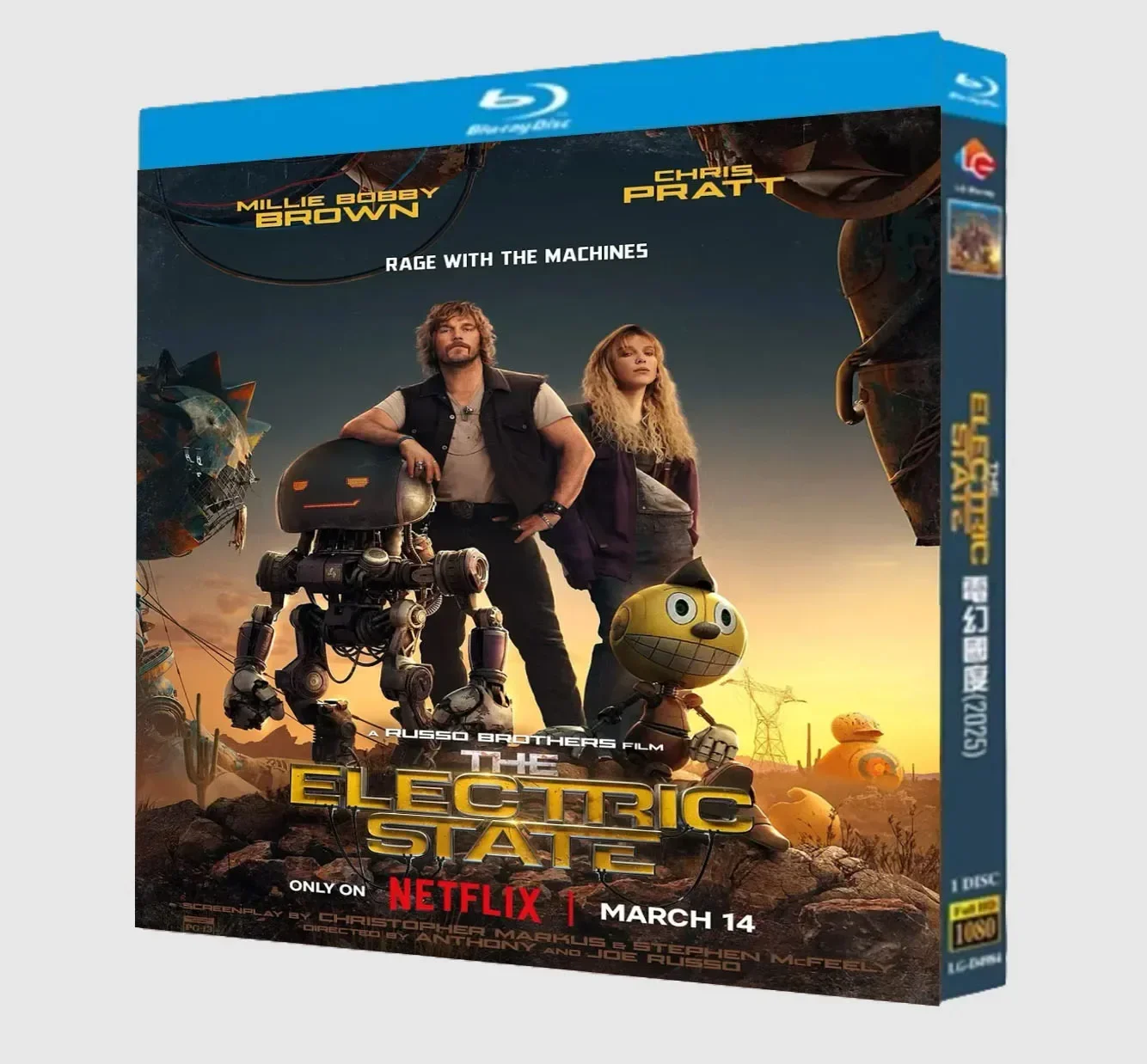 The Electric State (2025) 1Disc All Region New Boxed Blu-ray Disc HighDefinition B-D