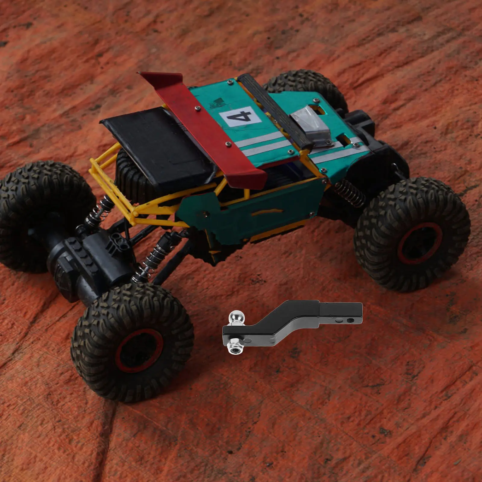 Metal Scale Rc Climbing Car Rc Trailer Tow Hitch Metal Construction Rear Bumper Receiver Aluminum Drop Compatible