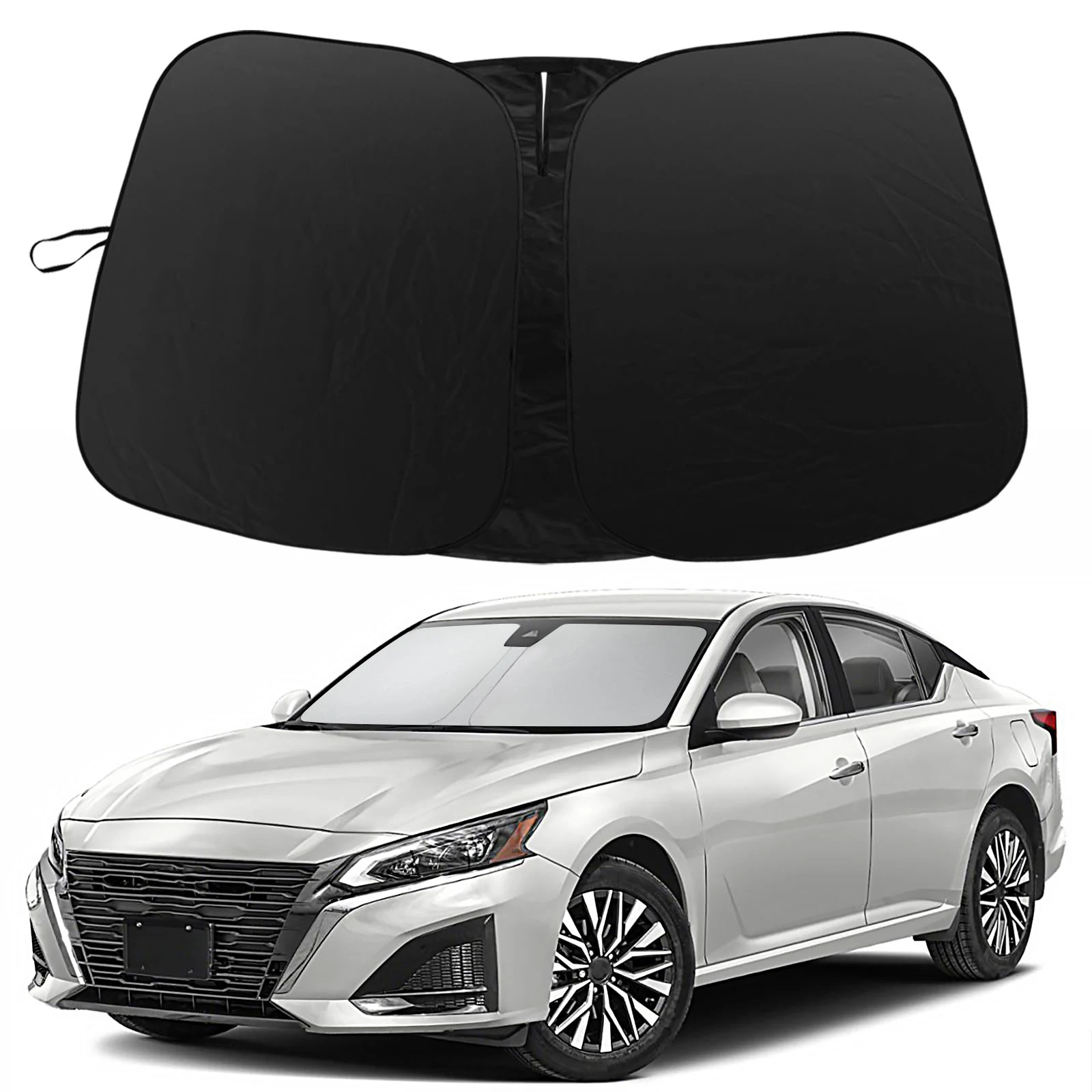 

Солнцезащитный козырек на лобовое стекло для Nissan Altima 2019-2024, передний солнцезащитный козырек, блоки от солнца, УФ-лучи, аксессуары для автомобильного охладителя