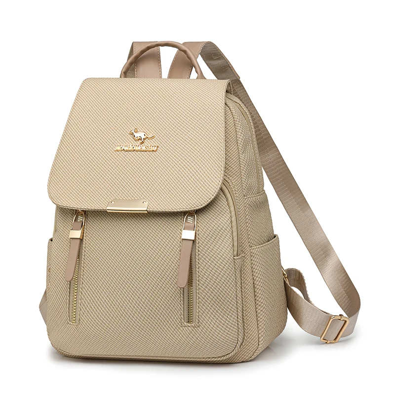 

Anti-theft Soft PU Leather Backpack Women Zipper Shoulder Bag High Capacity Travel Backpack Casual School Bags Mochila Feminina