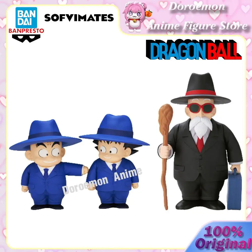 

В наличии оригинальные Bandai Banpresto Sofvimates Dragon Ball Muten Roshi Krillin Son Goku милые аниме комиксы коллекционные фигурки игрушки