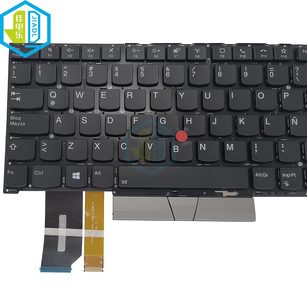 Imagem -03 - Teclado Backpoint para Lenovo Thinkpad p1 Gen Gen T490s T495s Sn20w19780 para Laptop e pc