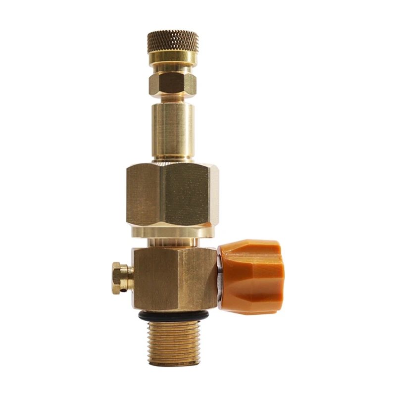 Soda Refill Bottle CO2 Adapter Connector Kit, Adaptador Rápido para Cilindro de Gás de Alta Pressão, Cabeça Feminina 8mm