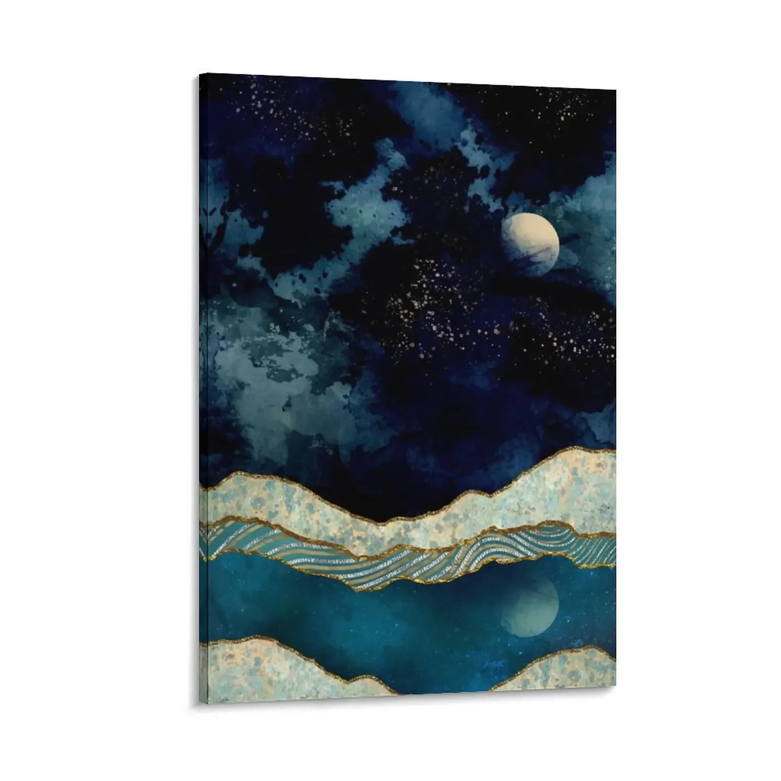 

Indigo Sky Canvas Painting poster mural anime
