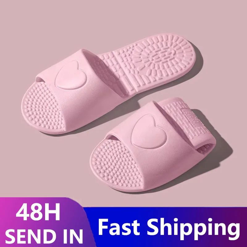 2025 Summer Women Portable Slippers Couples Outdoor Travel Sliders Unisex Indoor Bathroom Anti-slip Quick Dry Shoes Sandals