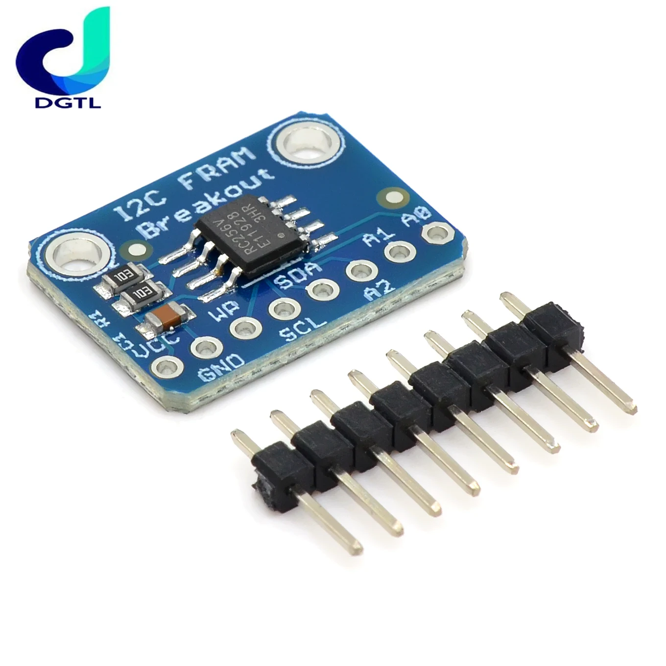 Módulo da placa do desenvolvimento para dispositivos do sensor, i2c, memória, i2c, fram, iot, mb85rc256v, 32kb
