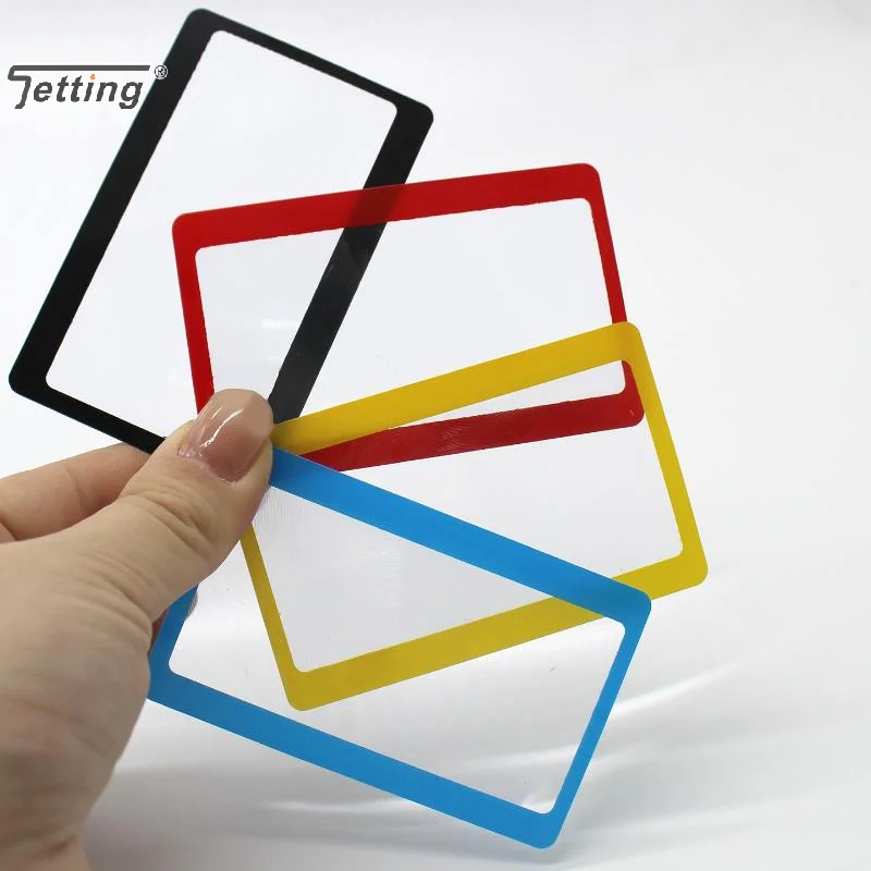 2Pcs Portable Card-Sized Magnifiers,Slim Pocket Magnifying Glass For Reading,Hobbies & Close-Up Work,Lightweight & Easy To Carry
