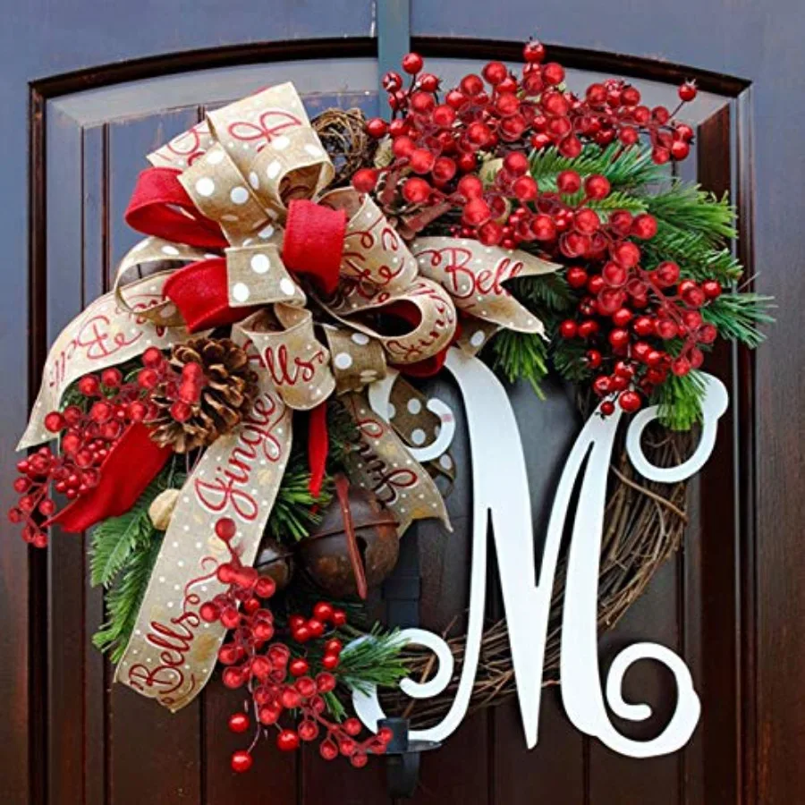 12 حزمة من فروع سيقان التوت الأحمر الاصطناعي وهمية بورجوندي بيري يختار لشجرة عيد الميلاد عيد الميلاد عيد الحب إكليل الزينة Hol #5