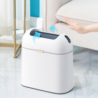 9L Smart Strong Sensor Garbage Bin Kitchen Bathroom Toilet Trash Can  Automatic Induction Waterproof Narrow Bin For Home Bedroom