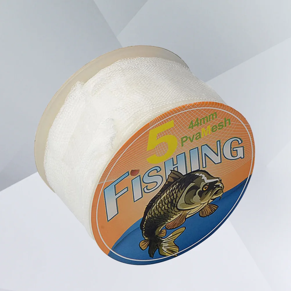 

5M PVA Water Soluble Mesh Carp Fishing Accessories Baits Stocking Net Bag Refill Mesh Fast Dissolving Cold Water Feeder