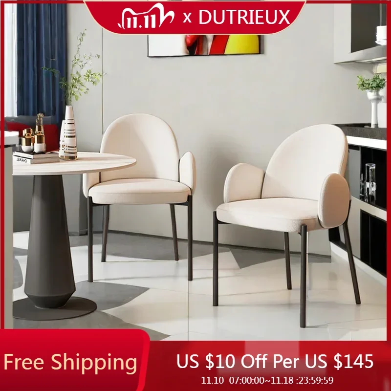 

Restaurant Throne Dining Chairs Living Room Mid Century Ergonomic Dining Chairs Minimalist Comfortable Sillas Home Furniture