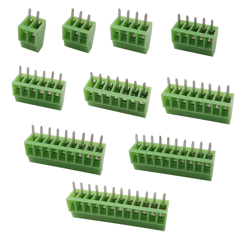 5/10Pcs KF128 PCB Screw Terminal Block Connector Pitch 2.54mm Mini Terminals KF128-2.54 2 3 4 5 6 7 8 9 10 12 16Pin