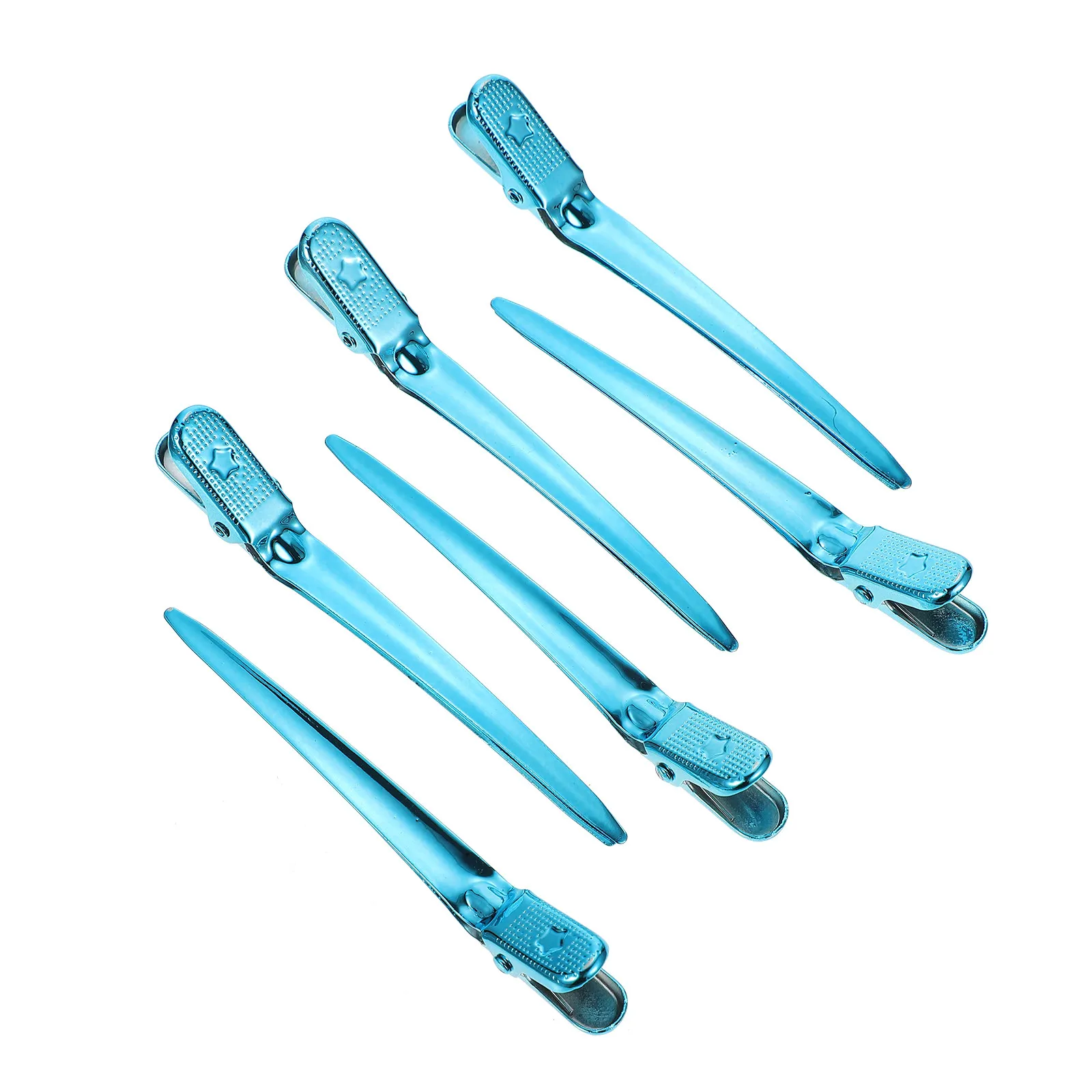 12Pcs Duckbill Clips High Quality Smooth Surface Hair Styling Clips for Face Washing Hair Cutting Sectioning Barber Home Use