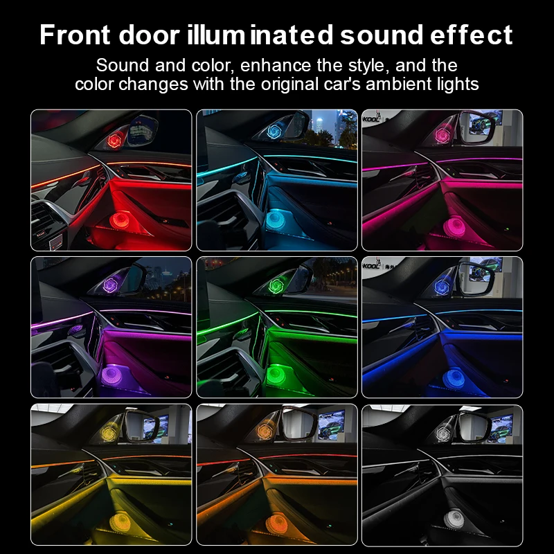 For BMW  G30 G31 Lighting Cover Audio Upgrade LQ Plug and Play Center Speaker Tweeter Midrange Horn Subwoofer DSP Amplifier