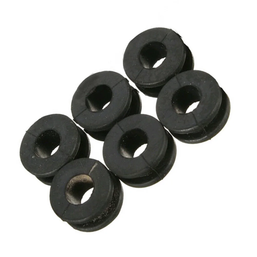 10PCS Motorcycle Rubber Grommets Bolt For Honda For Suzuki For Fairing Black Rubber Grommets Car Accessories
