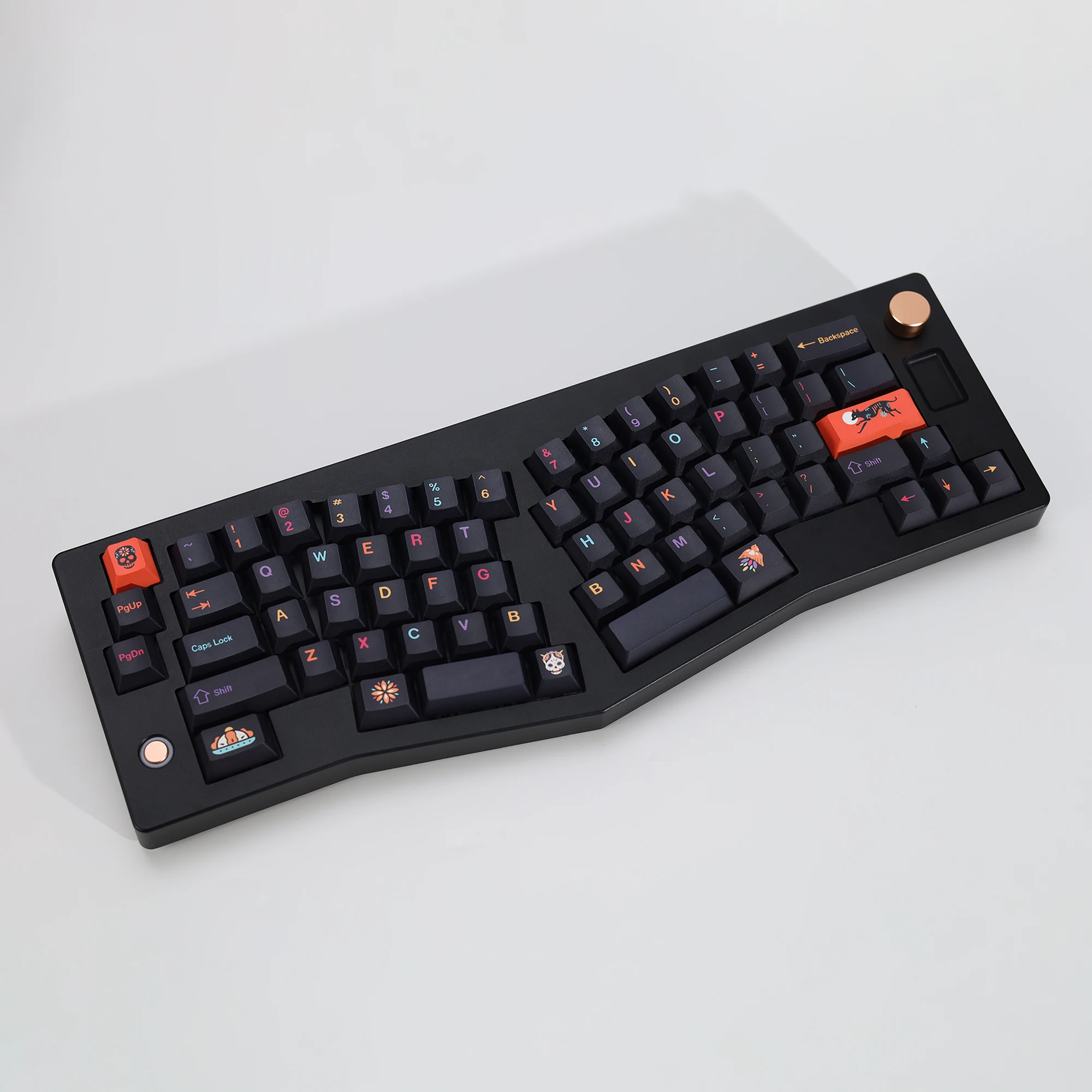 KBDiy Clone GMK Keycaps Retro GMK Mictlan Cherry Profile PBT ISO Keycap für magnetische Schalter 60 Gaming Mechanical Keyboard KIT – Detail 7