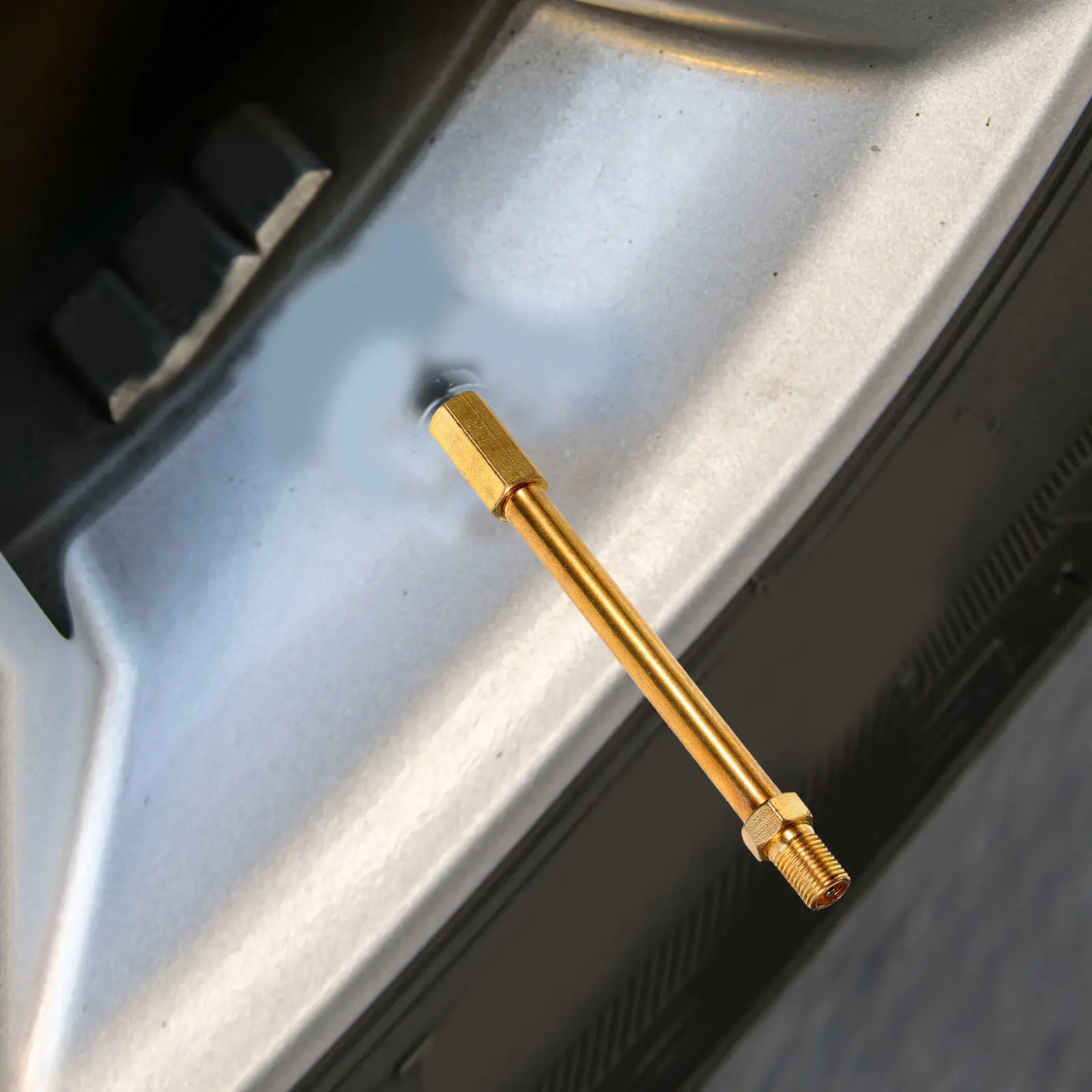 

Tire Valve Extension Rod Brass Valve Stem Extender for Cars Motorcycles Bicycles Unicycles Balancing Scooters Easy Inflation