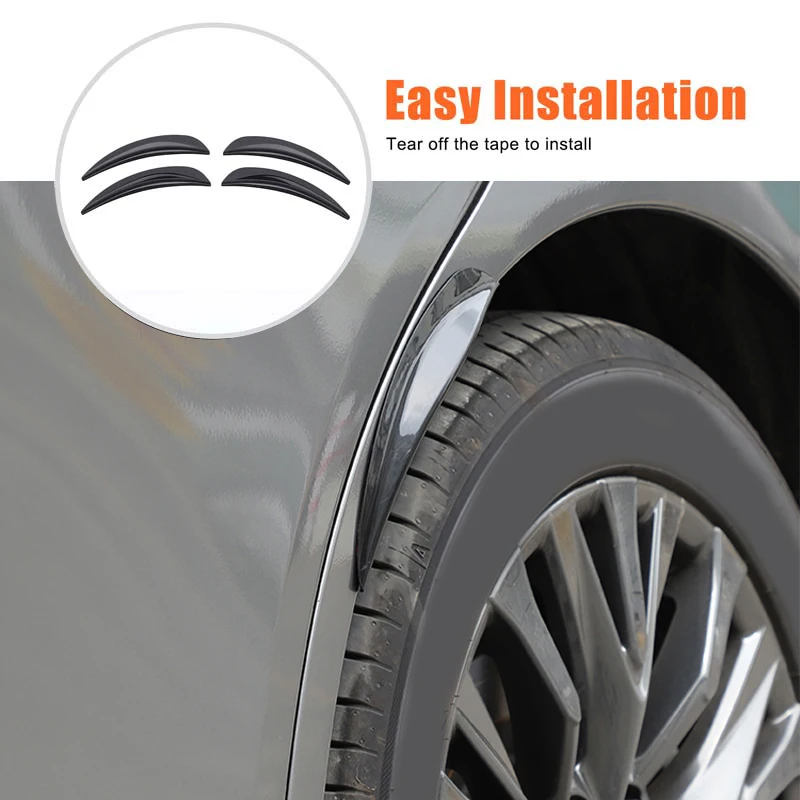 ABS Wheel Arch Fender Flare Trim 4PCS For Subaru Crosstrek 2024+ Car Exterior Accessories