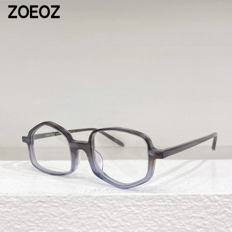 

James Tart 302 Irregular Vintage Acetate Myopia Glasses Optical Frames for Men Prescription Glasses Women Reading Glasses