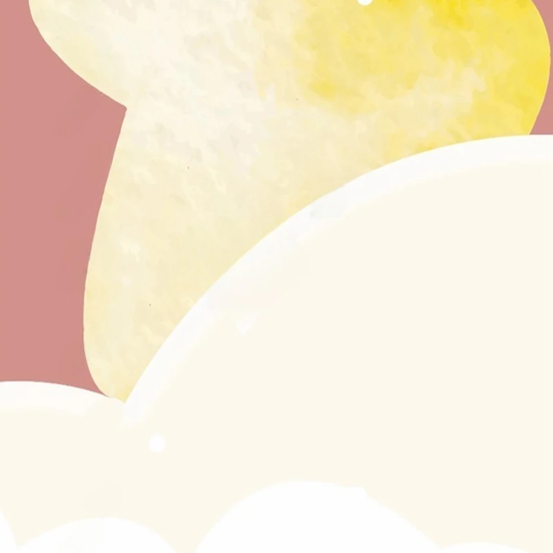 

Custom Pattern Home Decor Wall Art Wallpaper 3D Hand-painted Cartoon Stars Cloud Children's Room Background Painting