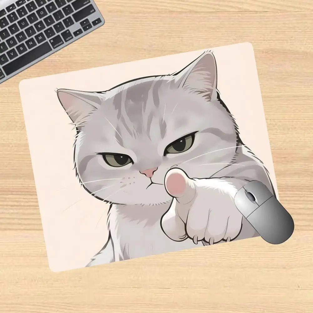 

Cute Cartoon Cat Mouse Pad For Small Size Gaming Mouse Pad Gamer Company Keyboard Mouse Mats Carpet Computer Desk Mats