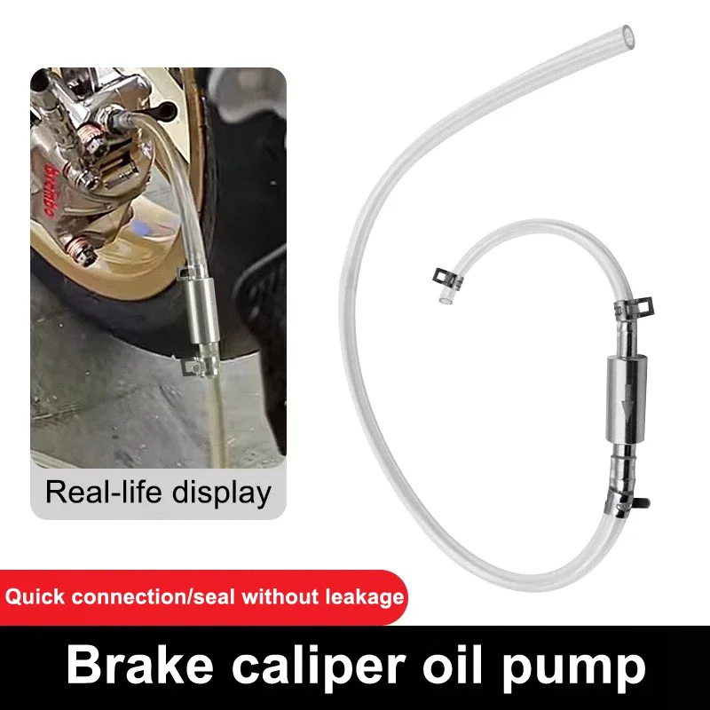 

Car Motorcycle Hydraulic Brake Bleeder Tool Brake Bleeding Oil Change Pump Quick Connection Seal No Leakage