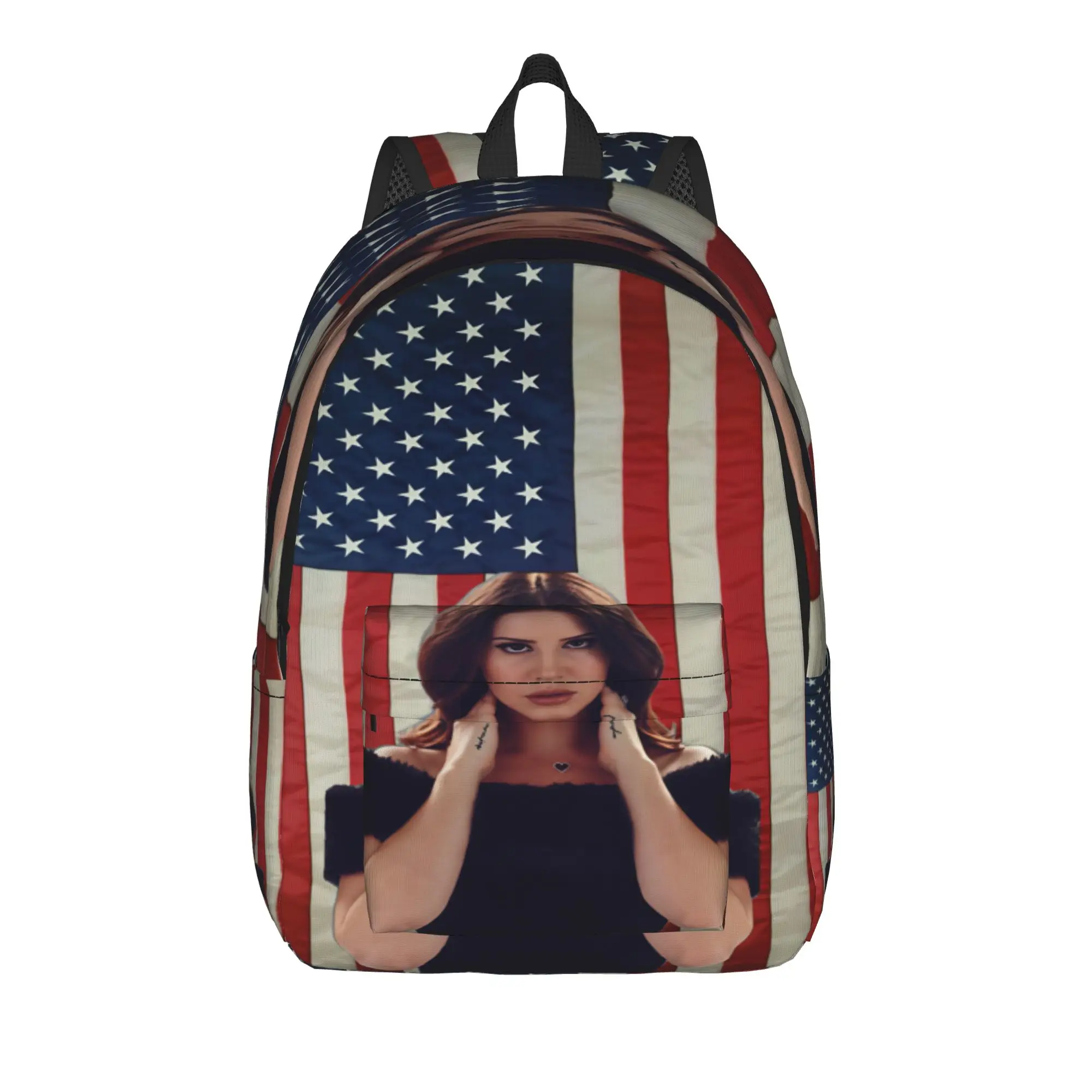 Lana Del Rey Singer Lizzy Grant  Backpack  University Backpacks Women Custom Print School Bags Stylish Rucksack