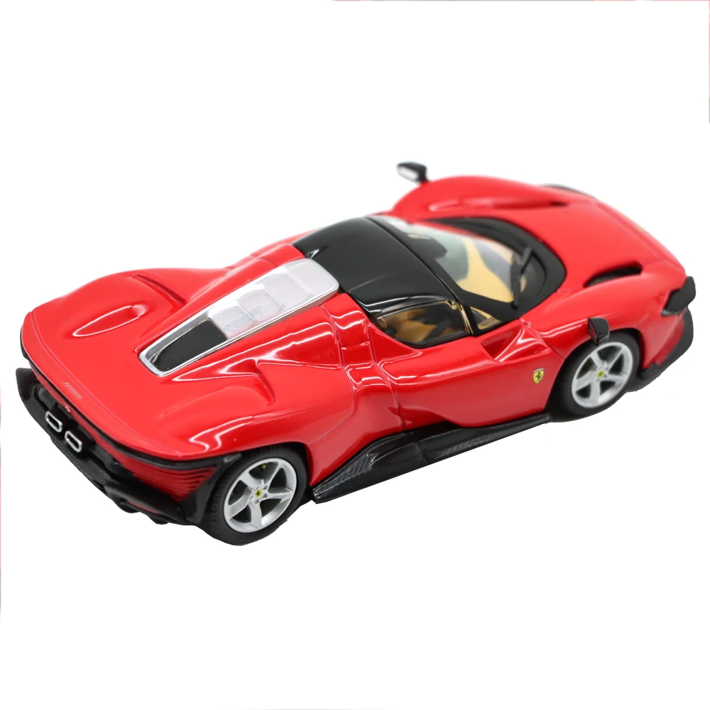 1/43 Bburago Ferrari Daytona SP3 Cars Model Alloy Diecast Model Car Display Box Base Collection Gifts Toys For Adults