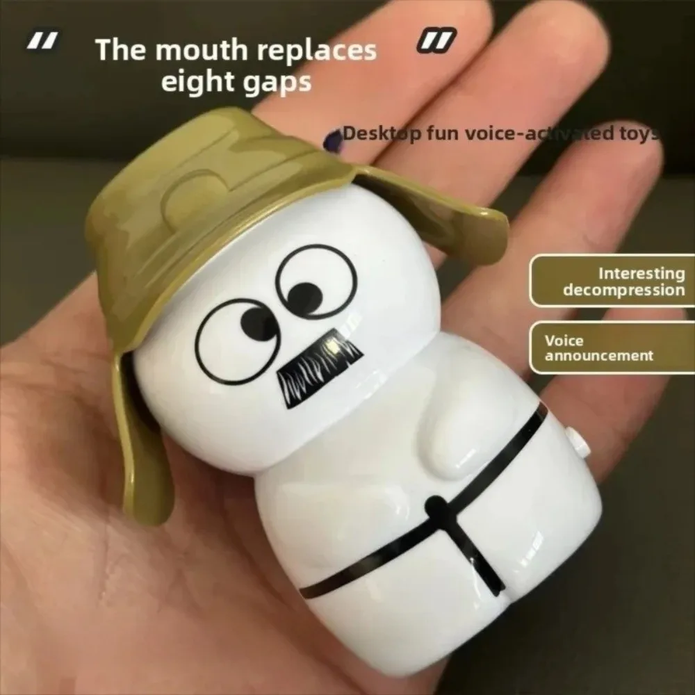 

Funny Voice Widget Baga Voice Toy Widget 8cm Desktop Ornament Voice Display Kids