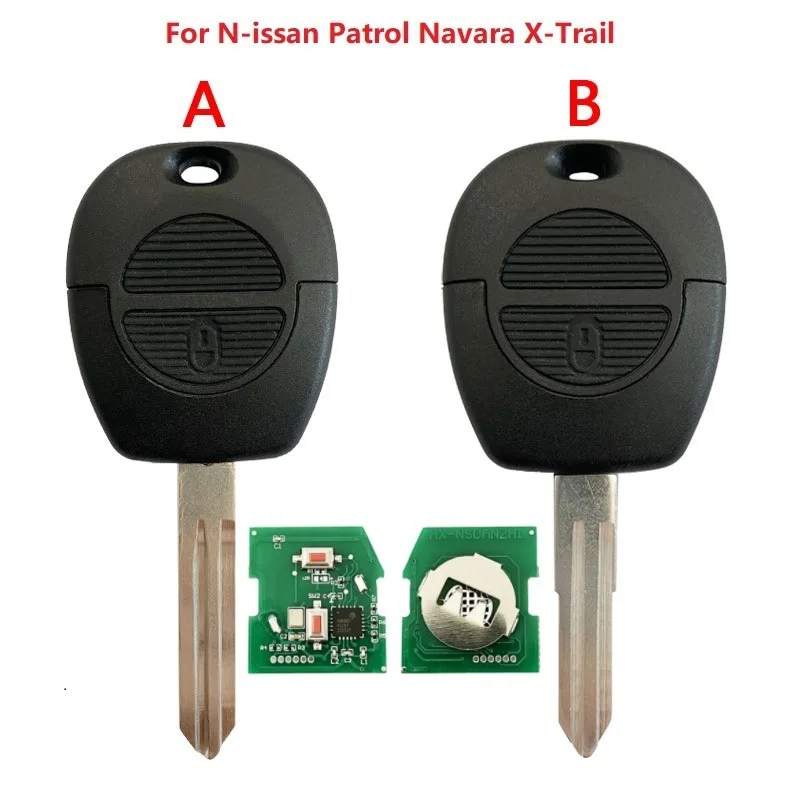 

DIYKEY 433MHz 28268-8H700 For Nissan Patrol Navara X-Trail Serena Primera Micra Almera ID46 Chip Control Remote Car Key Fob